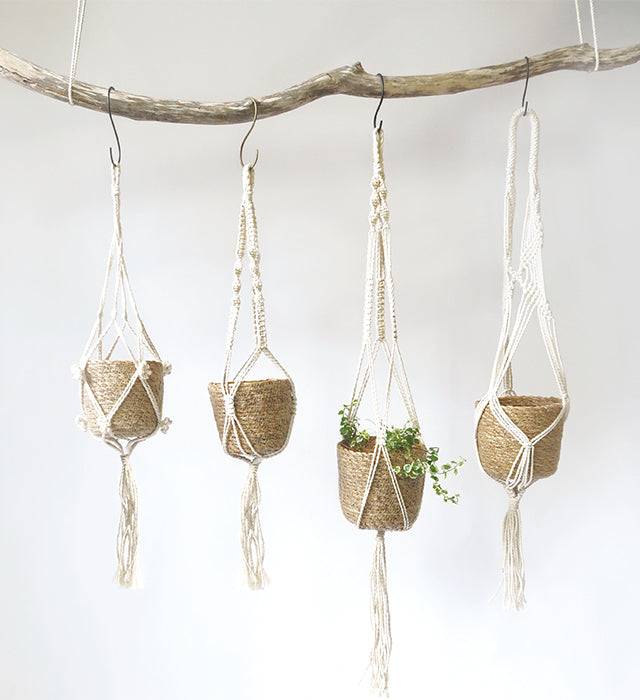 Macrame Hanging Pot C