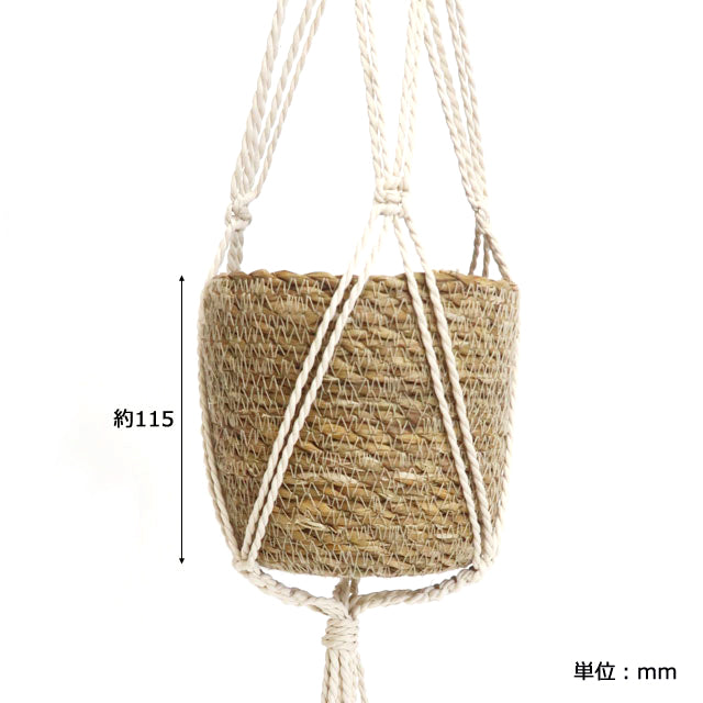 Macrame Hanging Pot C