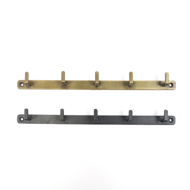 Iron Flat 5 Hook (with 2 screws) DIY