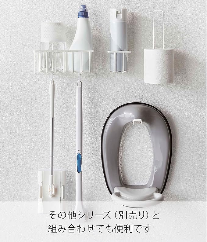 tower ウォール トイレットペーパーホルダー ホワイト 取出しやすい トイレットペーパー 収納