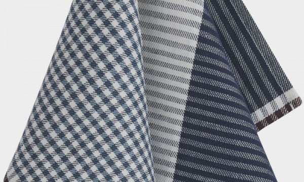 BECKER tea towel, 50x80cm, navy