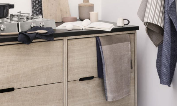 COLOURBLOCK tea towel, 50x80cm, deep blue