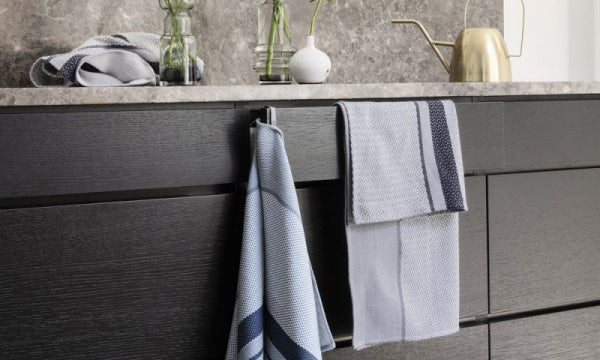 Knoll Dusty Blue Tea Towel, 50x80cm