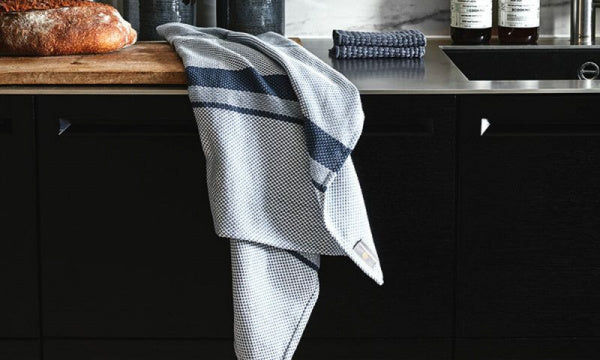 Knoll Dusty Blue Tea Towel, 50x80cm