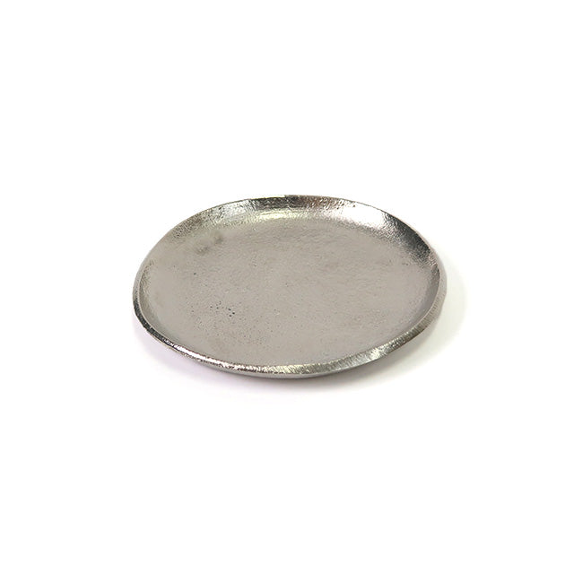 santolina aluminum round tray, size S