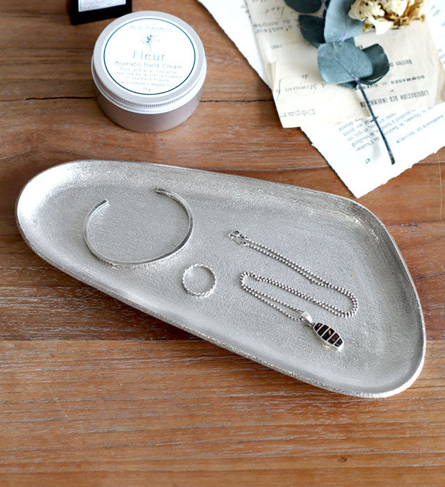 santolina aluminum long tray
