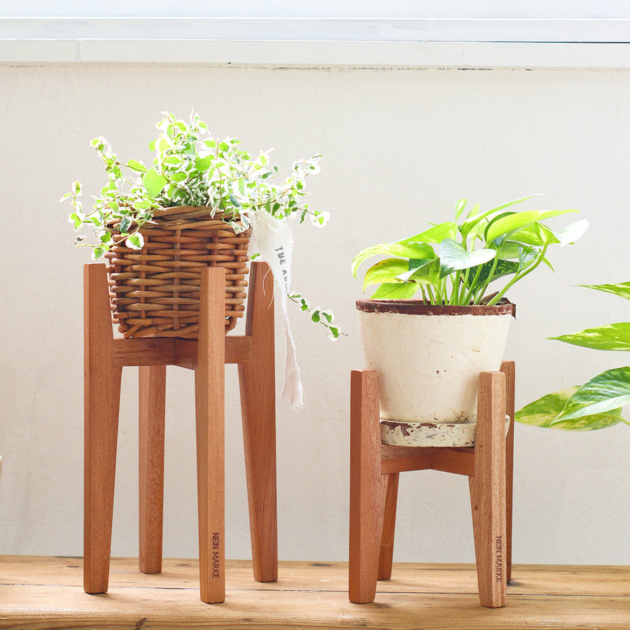 NEIN MARKE Mahogany Pot Stand S High