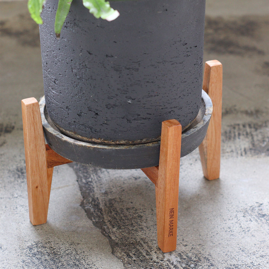 NEIN MARKE Mahogany Pot Stand L Low