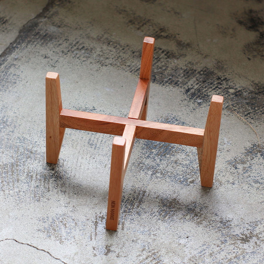 NEIN MARKE Mahogany Pot Stand L Low