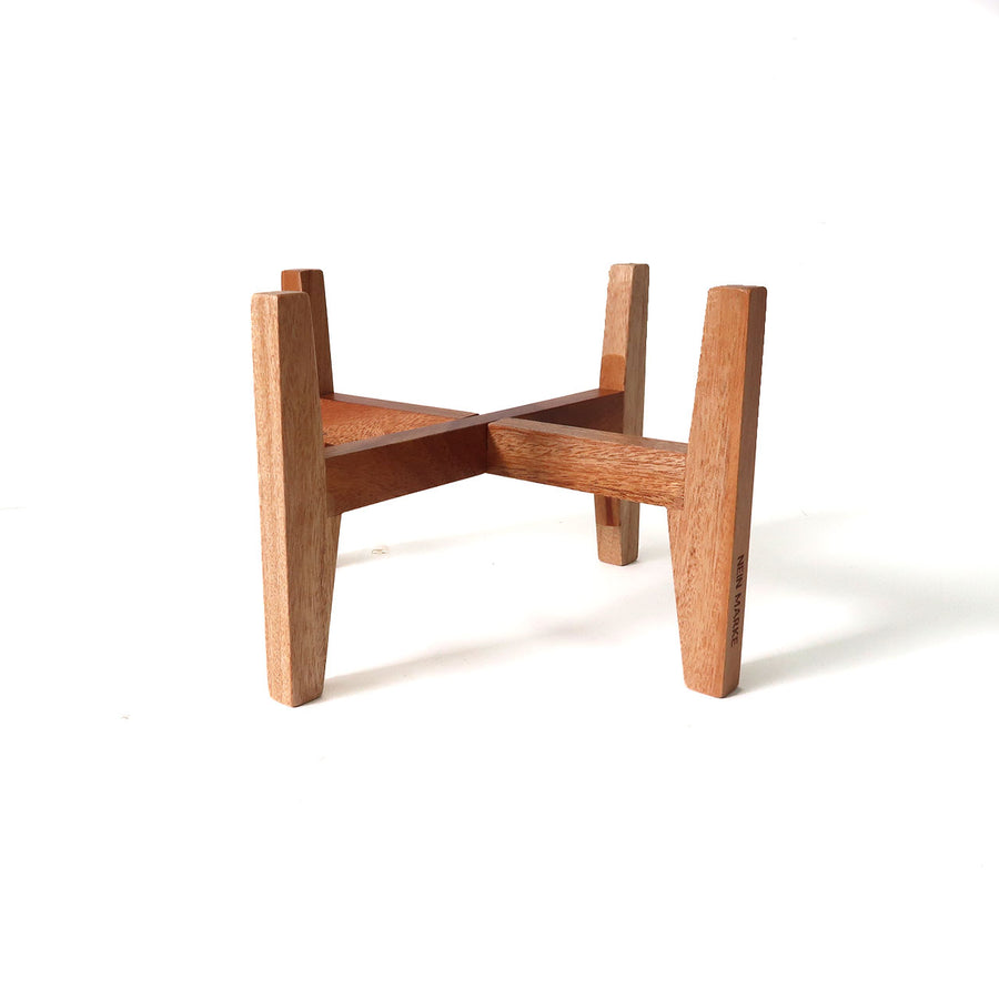 NEIN MARKE Mahogany Pot Stand L Low