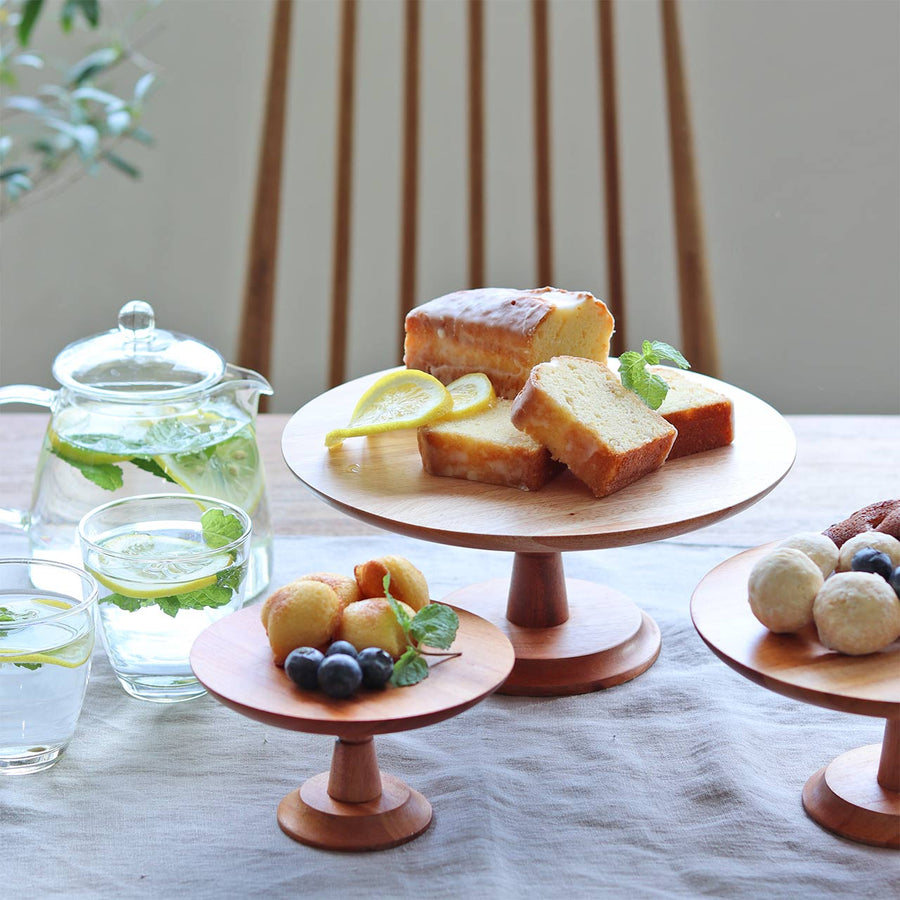 NEIN MARKE Mahogany Cake Stand L
