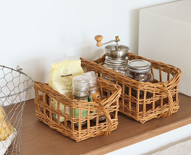 THE AROROG Kitchen Storage Basket, Large Size