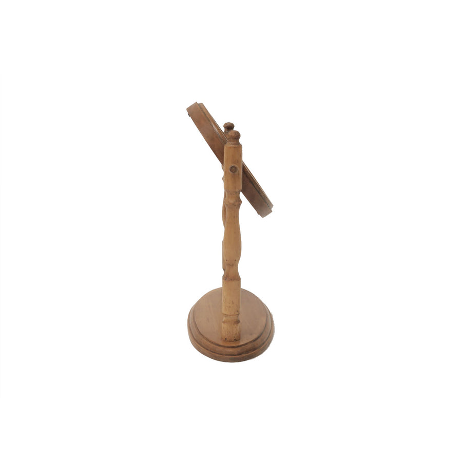 NEIN MARKE Pine Stand Mirror Round