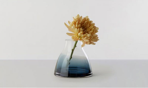 Flower vase no.1 indigo blue