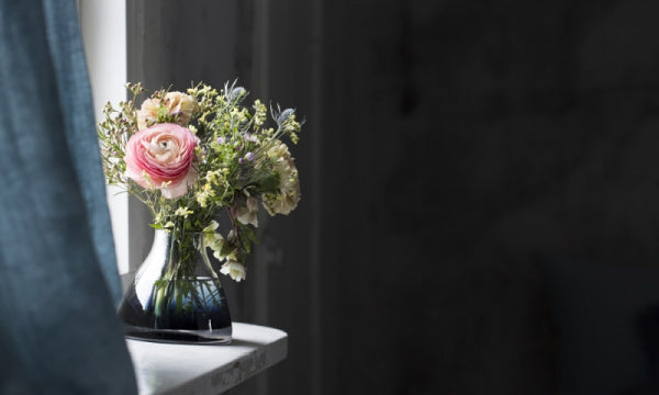 Flower vase no.1 indigo blue