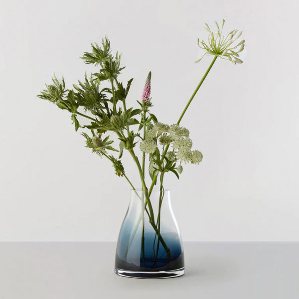 Flower vase no.2 indigo blue