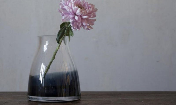 Flower vase no.2 indigo blue