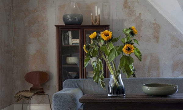 Flower vase no.2 indigo blue