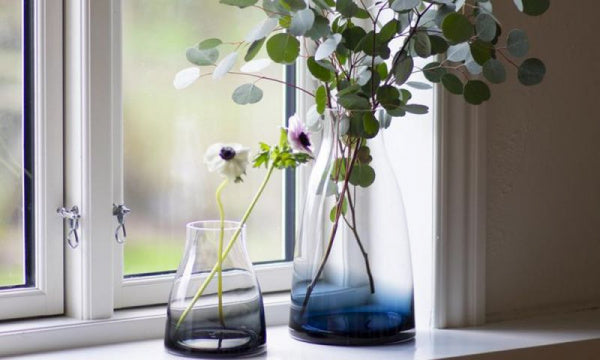Flower vase no.3 indigo blue