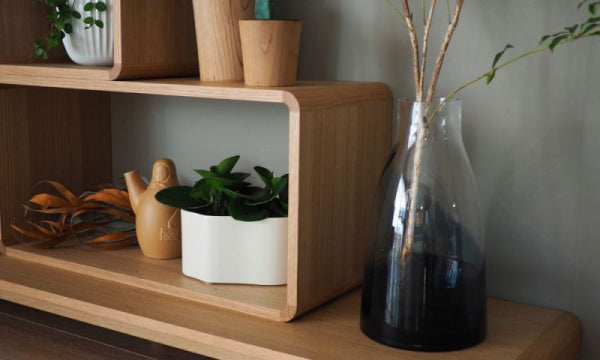 Flower vase no.3 indigo blue