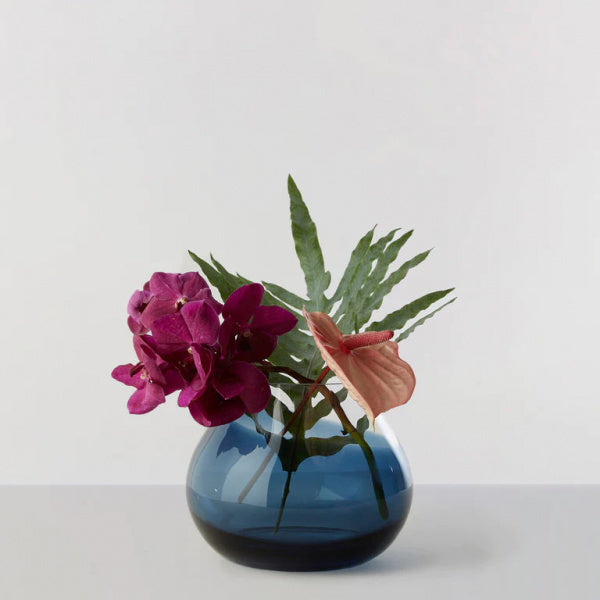 Flower vase no.23 indigo blue