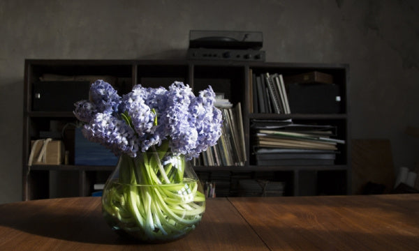 Flower vase no.23 indigo blue