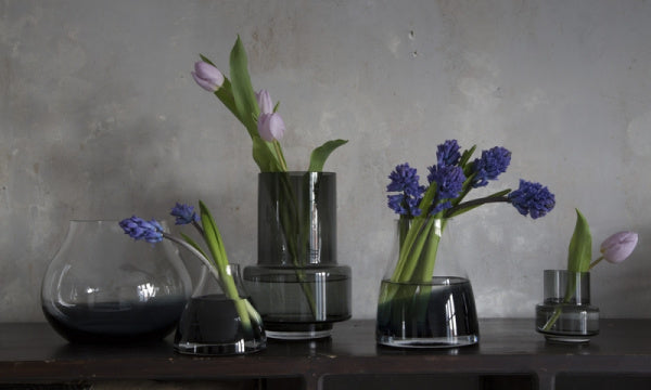 Flower vase no.23 indigo blue