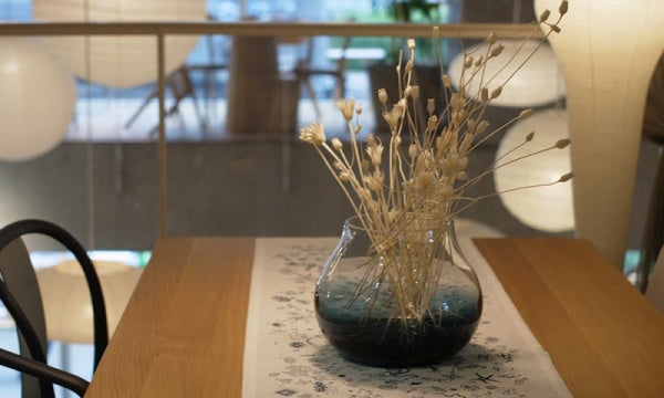 Flower vase no.23 indigo blue