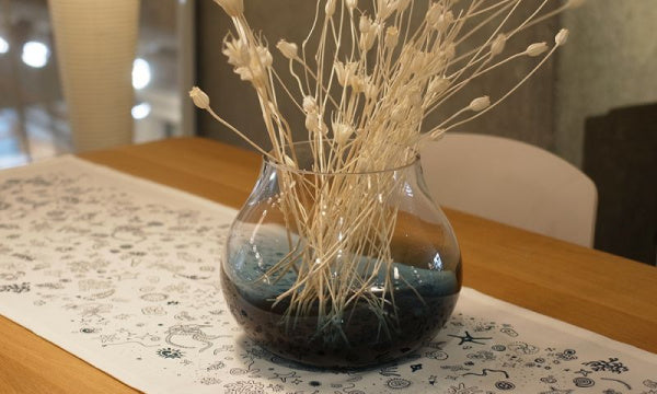 Flower vase no.23 indigo blue