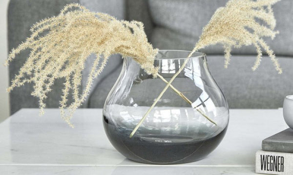 Flower vase no.23 smoke gray