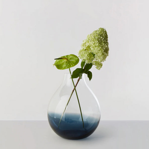 Flower vase no.24 indigo blue