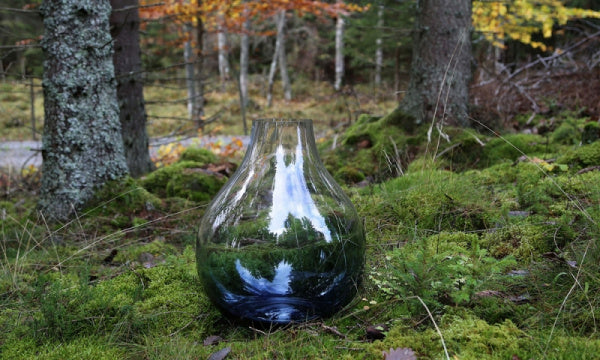Flower vase no.24 indigo blue