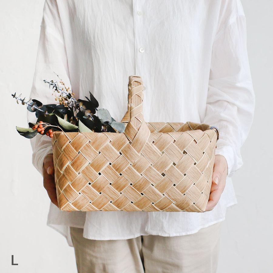 KURV Oval Handle Basket L