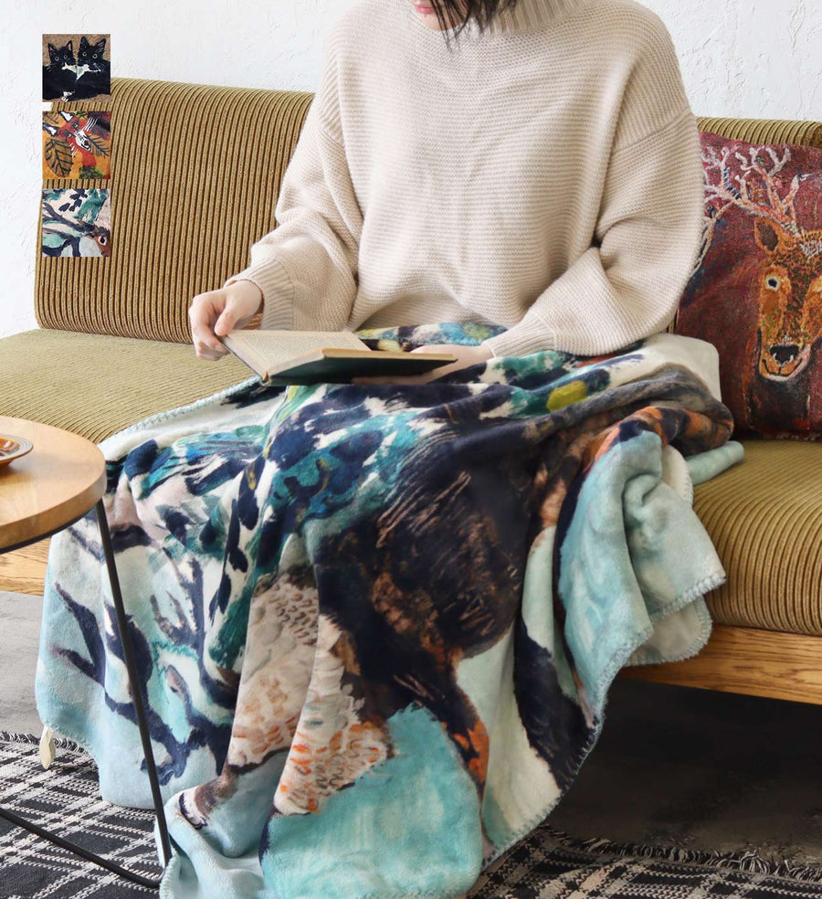 Atelier KOTETSU（アトリエコテツ）フリースブランケット