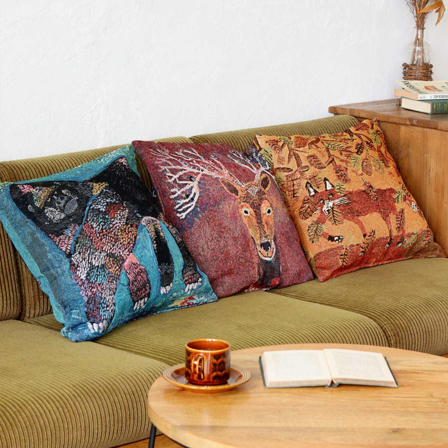 Atelier KOTETSU jacquard cushion cover
