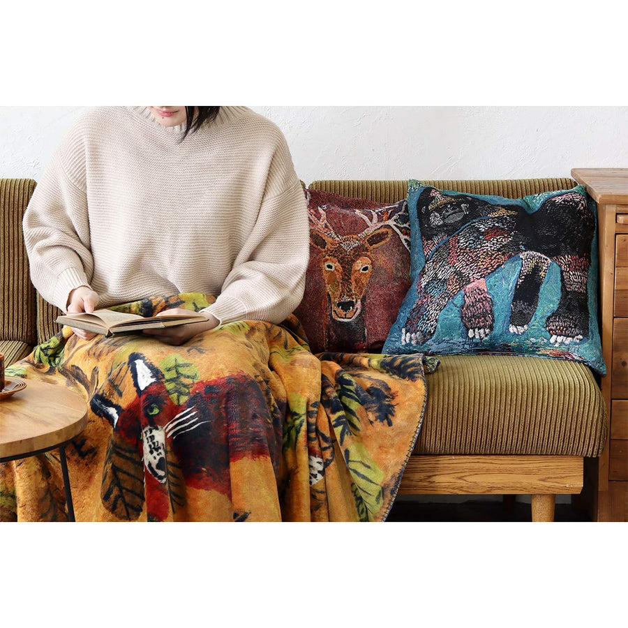 Atelier KOTETSU jacquard cushion cover