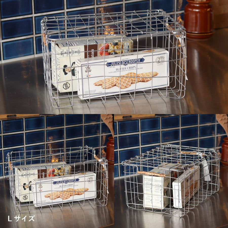 Dusaule（デュソール）ふた付バスケット L