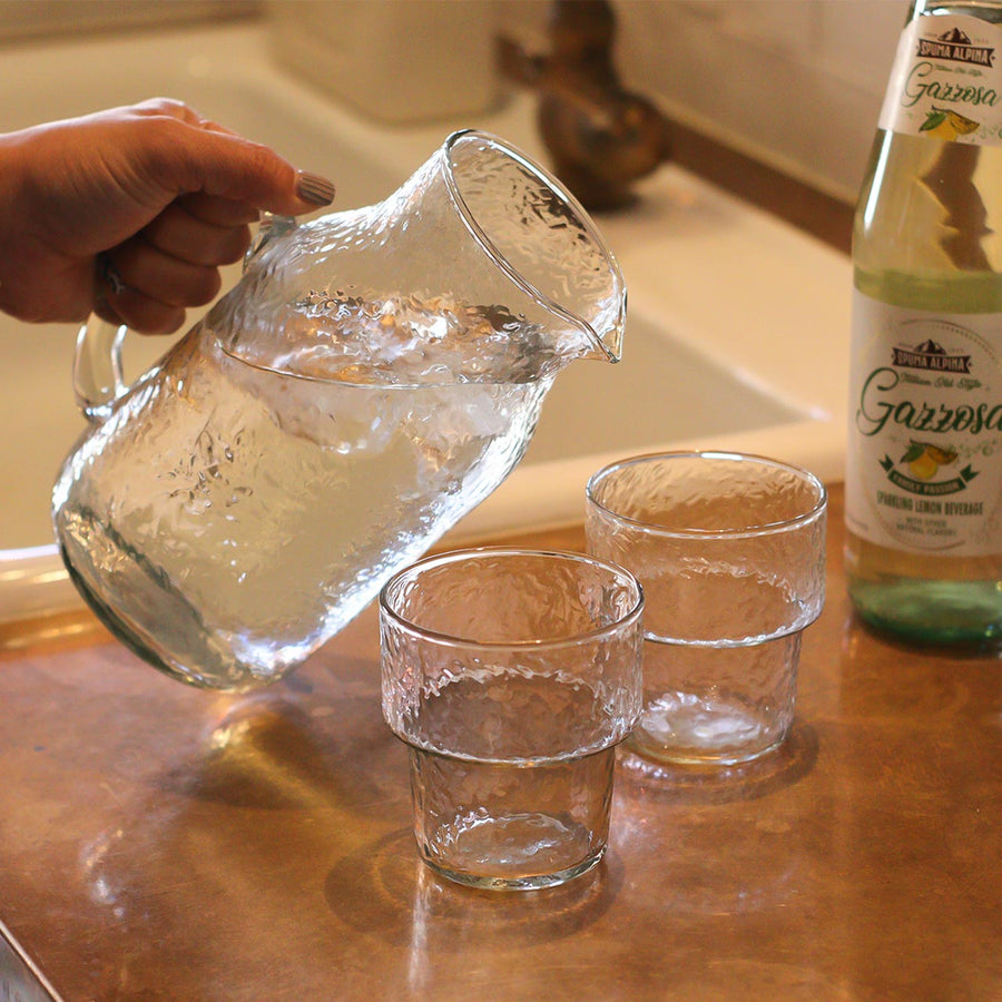 Sceneryvase (Scenery base) Scenery recycled glass pitcher