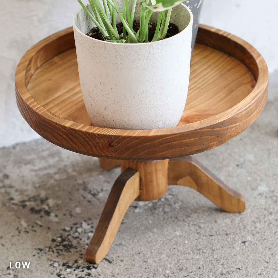 NEIN MARKE Pine Pot Stand Low