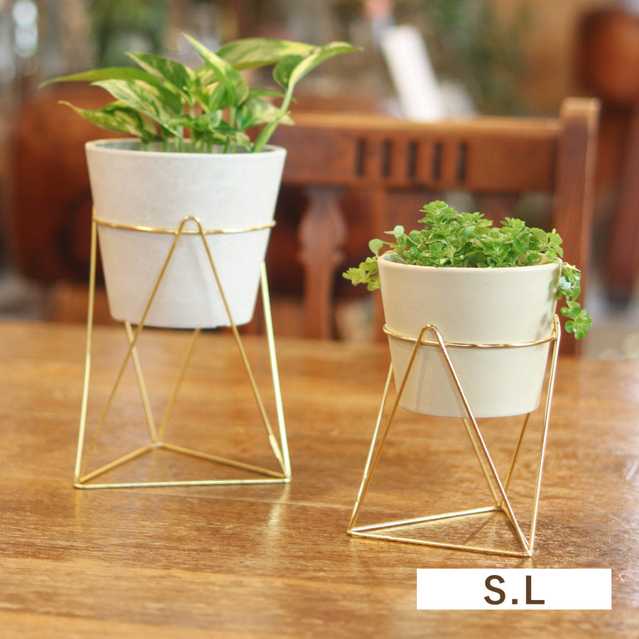 in bloom Line Pot Stand L