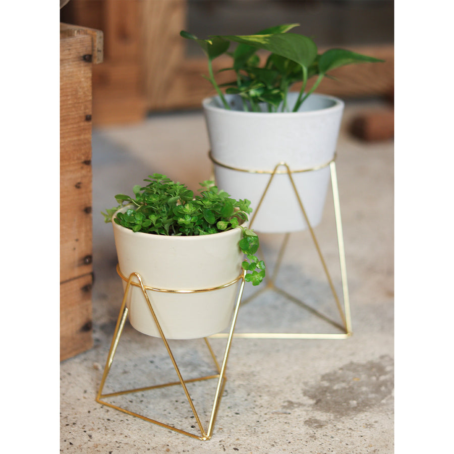 in bloom Line Pot Stand L