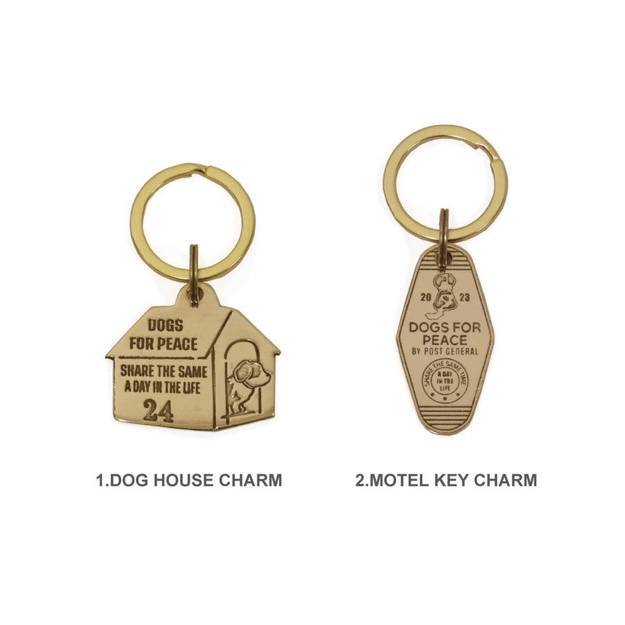 DOG HOUSE CHARM & MOTEL KEY CHARM キーチャーム