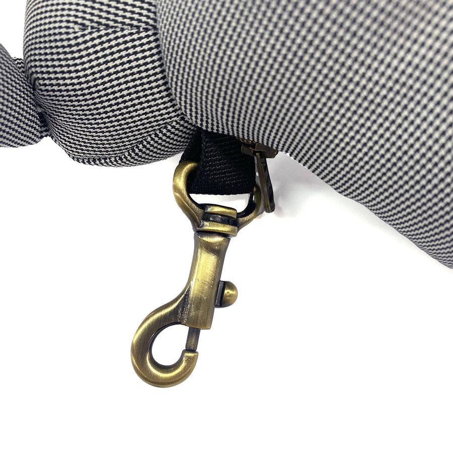 HOUNDSTOOTH DOG ICON POUCH 千鳥格子ドッグアイコンポーチ