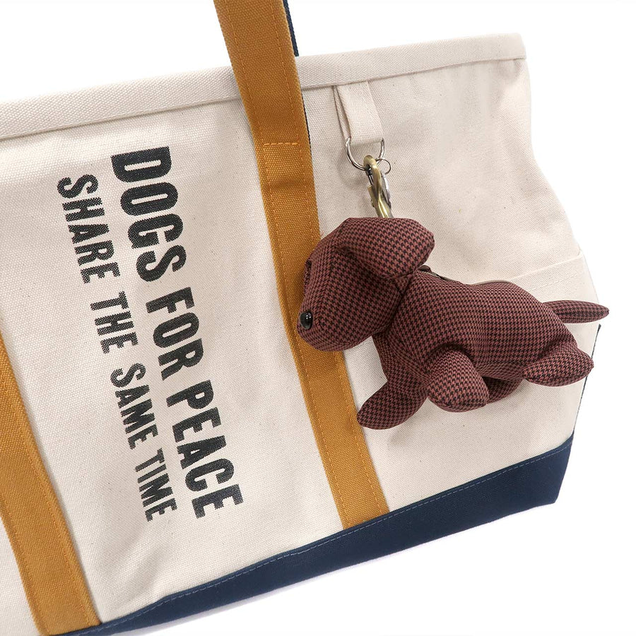 HOUNDSTOOTH DOG ICON POUCH 千鳥格子ドッグアイコンポーチ