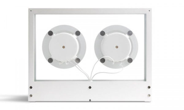 Small Transparent Speaker, White, TPS-02