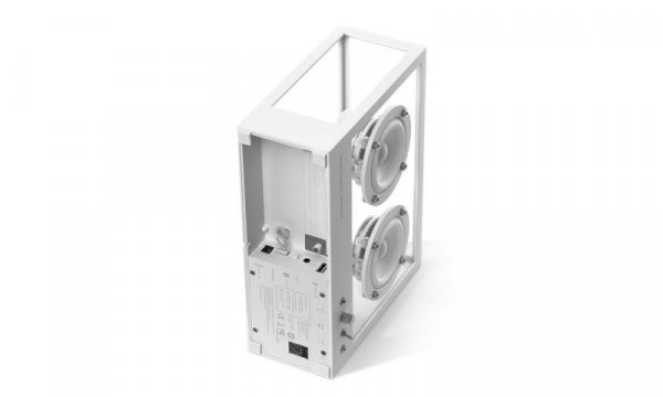 Small Transparent Speaker, White, TPS-02