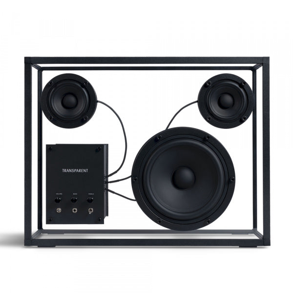 Transparent Speaker Black x Black Cord TPS-03