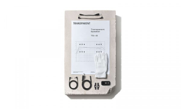Transparent Speaker Black x Black Cord TPS-03