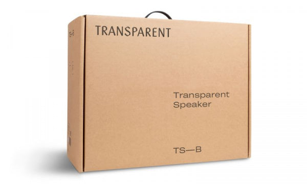 Transparent Speaker Black x Black Cord TPS-03