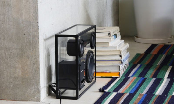 Transparent Speaker Black x Black Cord TPS-03